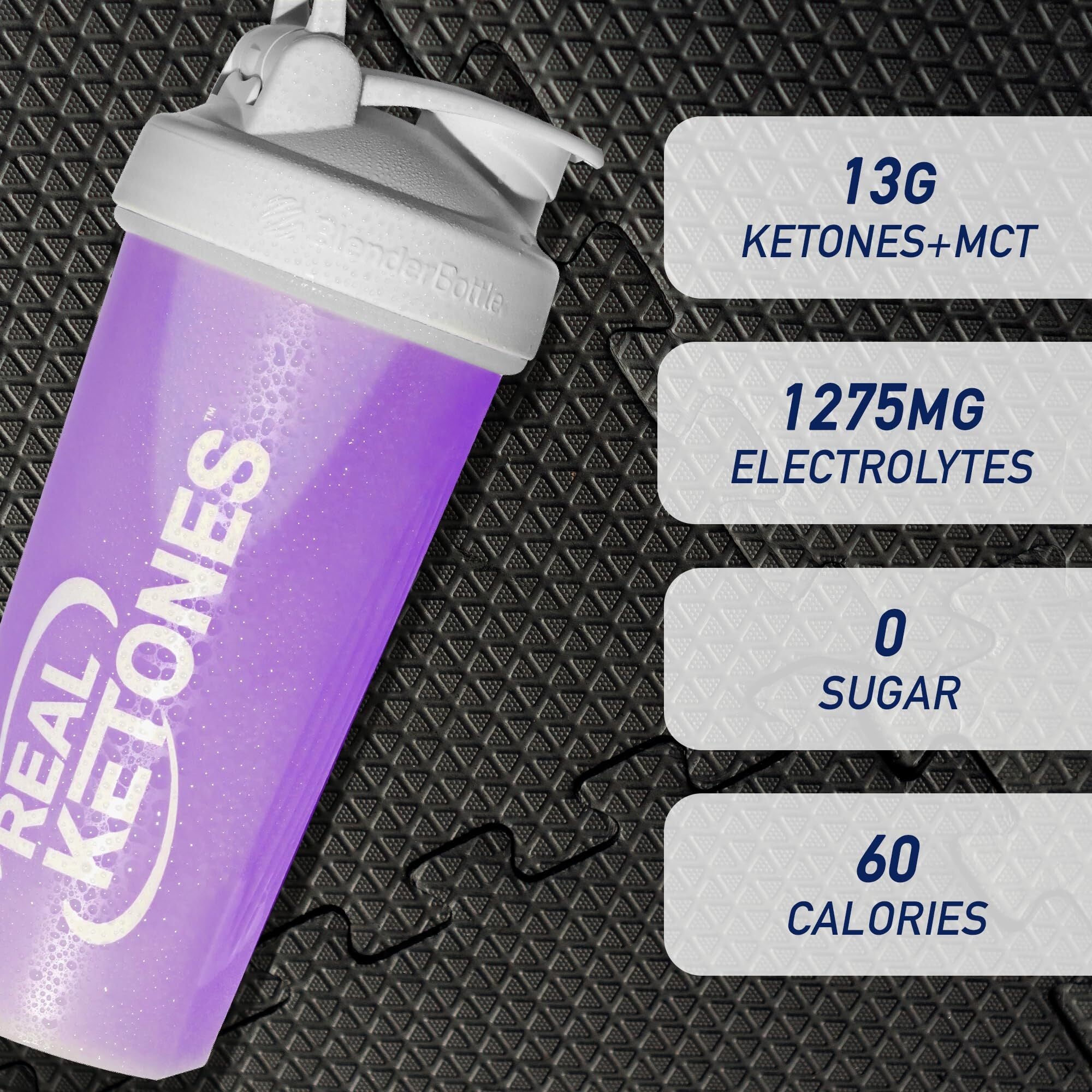 REAL KETONES - ELEVATE - D-BHB & MCT & ELECTROLYTES - 30 STICK PACK GUSSET BAG