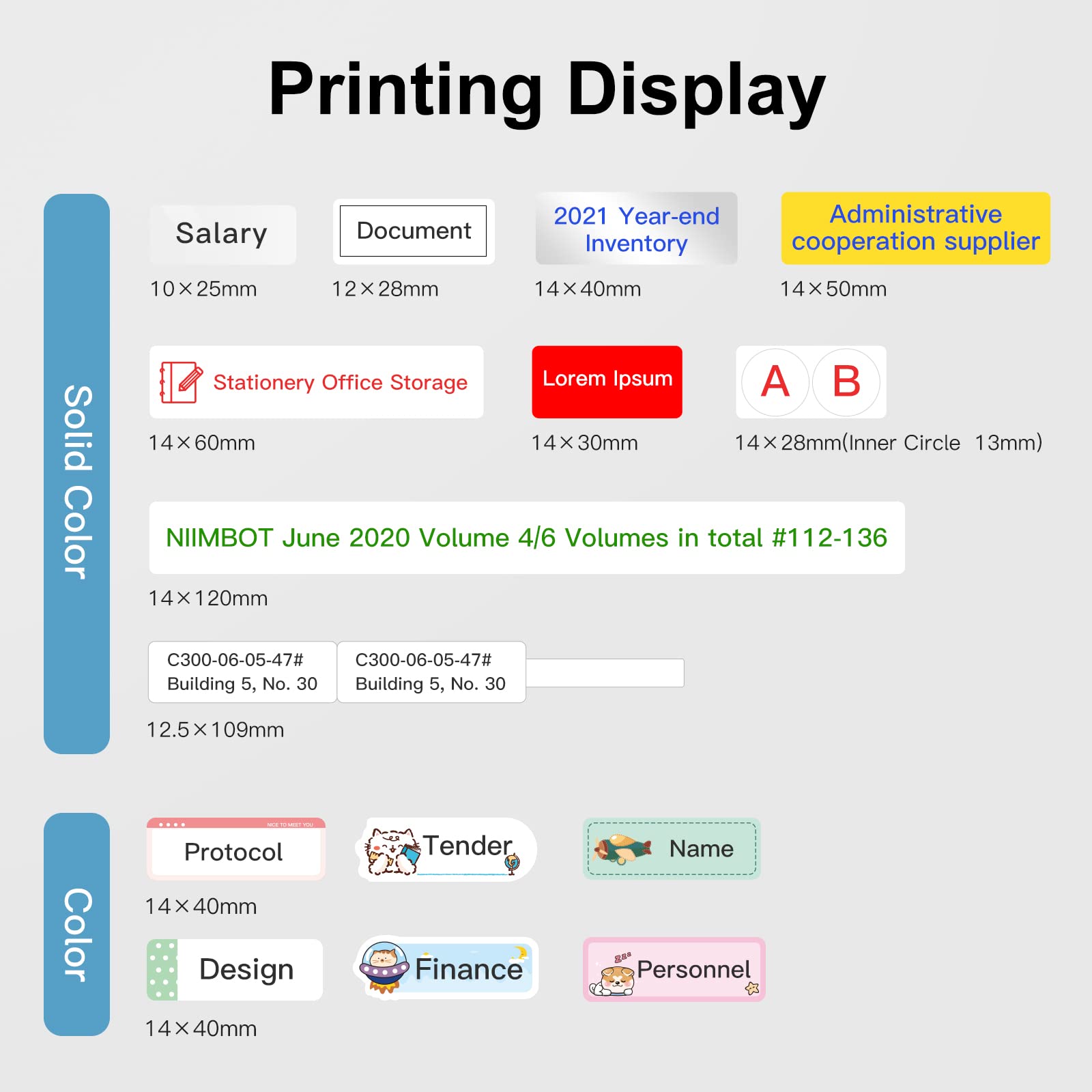 NB426 - NIIMBOT - B18 - RIBBON CARTRIDGES