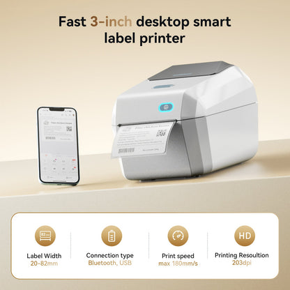 NB605 - Niimbot - K3 - Thermal Business Bluetooth Label Printer - Incl 50x30mm Label Roll With 900 Labels