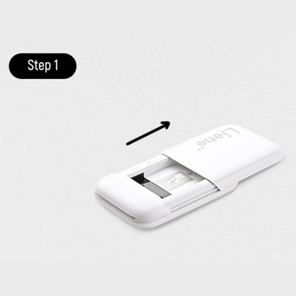 LIENE - Pearl K100 - 2x3 Inch ZINK Bluetooth Photo Printer - White - Incl. 10 Sheets Photo Paper