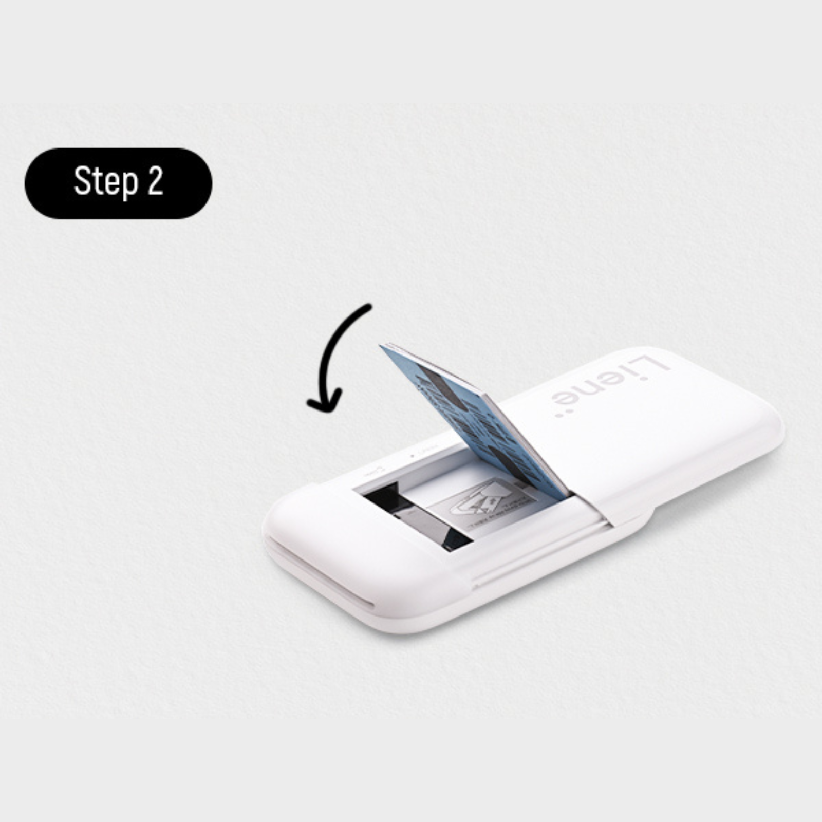 LIENE - Pearl K100 - 2x3 Inch ZINK Bluetooth Photo Printer - White - Incl. 10 Sheets Photo Paper