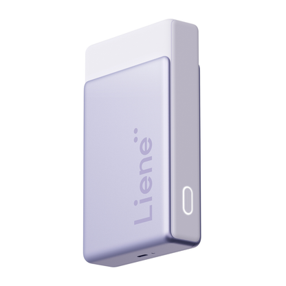 LIENE - Pearl N200 Pro - 2x3 Inch ZINK Bluetooth Photo Printer - Purple - Incl. 10 Sheets Photo Paper