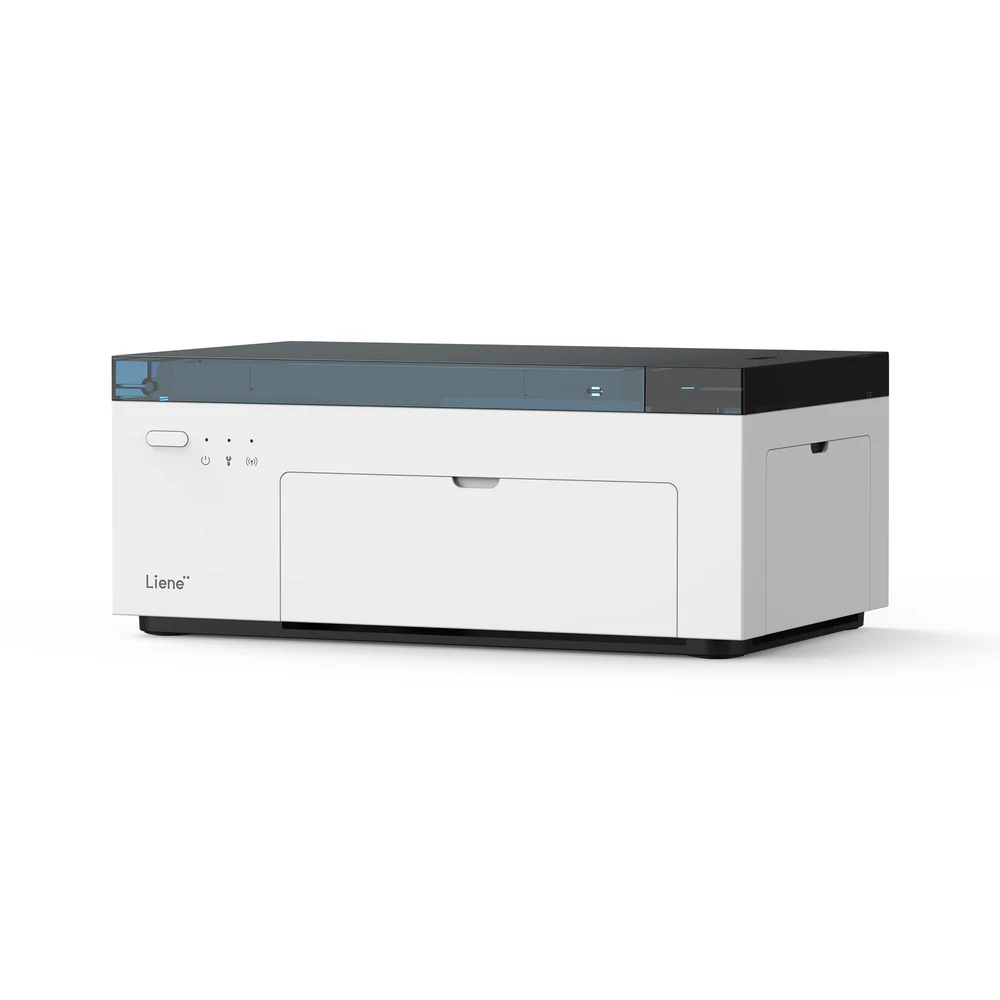LIENE - Amber M100 - 4x6 Inch Bluetooth Photo Printer - Incl. 100 Sheets & 3 Ink Cartridges - Without Battery