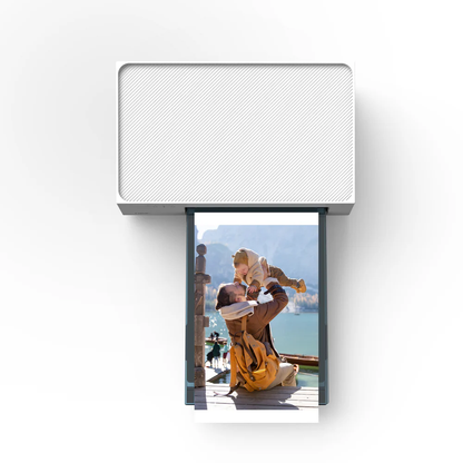 LIENE - Amber M100 - 4x6 Inch Bluetooth Photo Printer - Incl. 20 Sheets & 1 Ink Cartridge - Without Battery