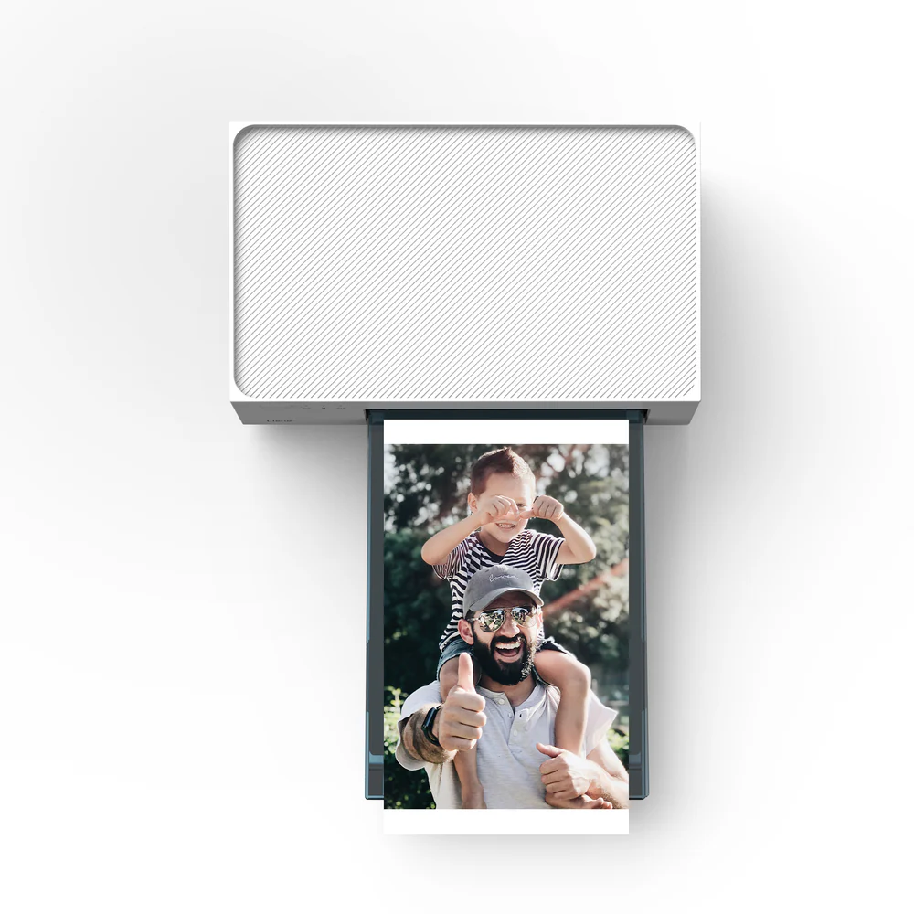 LIENE - Amber M200 - 4x6 Inch Bluetooth Photo Printer - Incl. 20 Sheets & 1 Ink Cartridge - With Battery