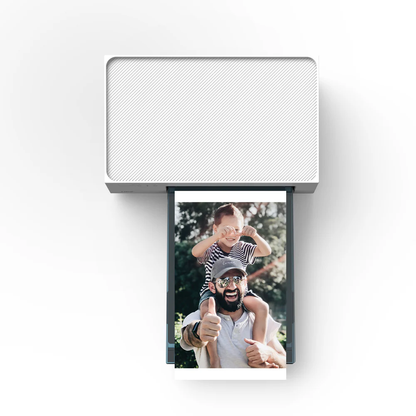 LIENE - Amber M200 - 4x6 Inch Bluetooth Photo Printer - Incl. 20 Sheets & 1 Ink Cartridge - With Battery