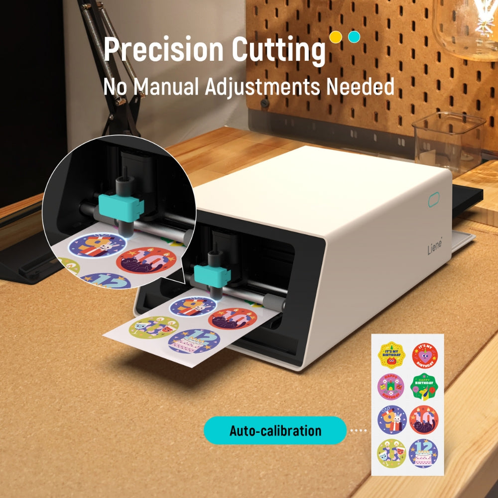 LIENE - PixCut S1 - Bluetooth Photo Sticker Printer & Cutter