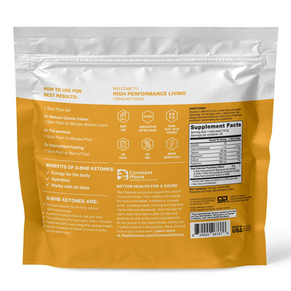 REAL KETONES - SHIFT - D-BHB EXOGENOUS KETONE DRINK MIX POWDER + ELECTROLYTES - 30 PACKETS