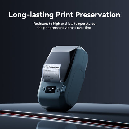 NB589 - Niimbot - M2-H - 300DPI Thermal Transfer Bluetooth Label Printer - Incl Black Ribbon Cartridge & White 50x30mm Label