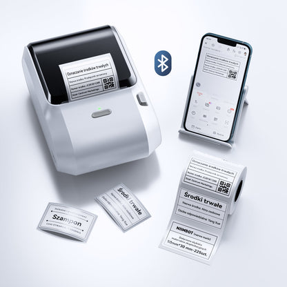 NB610 - Niimbot - M3 - Portable Bluetooth Thermal Transfer Label Printer - Incl Free Label Roll