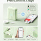 NIIMBOT - D110_M - PORTABLE BLUETOOTH LABEL PRINTER INCLUDING FREE LABEL ROLL (12*40MM - WHITE)