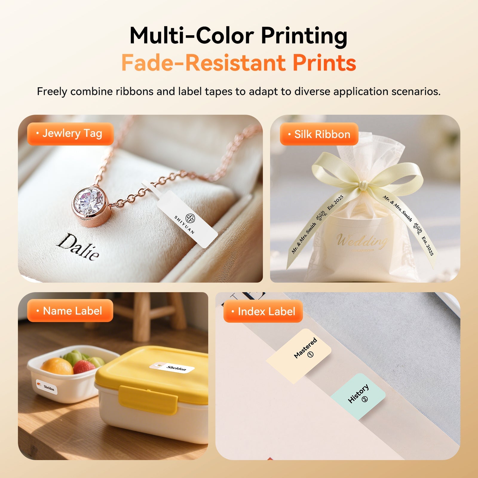 NB623 - Niimbot - N1 - Bluetooth Thermal Transfer Label Printer Incl Free White Label & Black Cartridge (14 x 50mm)