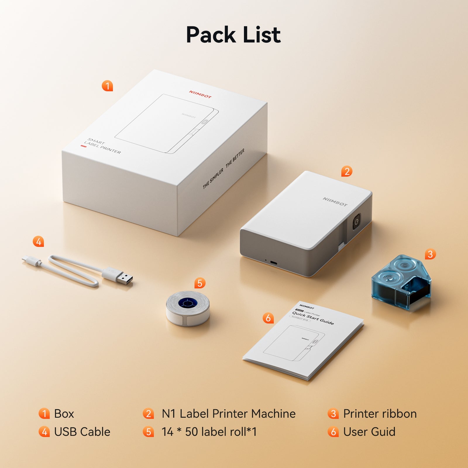 NB806-IRONKIT - NIIMBOT - N1 IRON ON LABEL KIT - BLUETOOTH THERMAL TRANSFER LABEL PRINTER INCL FREE STANDARD WHITE LABEL & BLACK CARTRIDGE (14X50MM) & WHITE IRON ON LABEL (14X40MM)