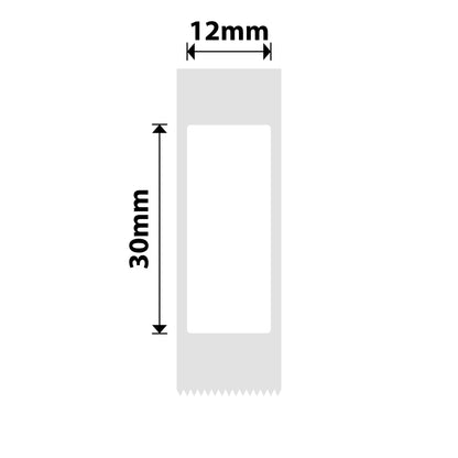 NB102 - NIIMBOT - D11 / D101 / D110 / H1S - 12X30MM - 195 LABELS PER ROLL - WHITE