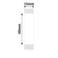 NB107 - NIIMBOT - D11 / D101 / D110 / H1S - 15X50MM - 130 LABELS PER ROLL - WHITE