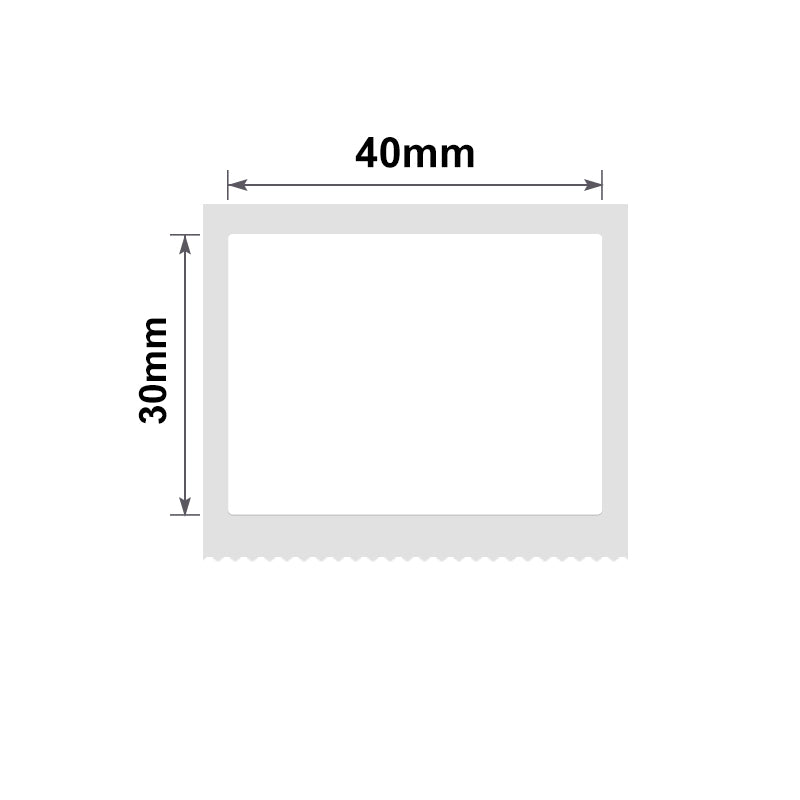 NB111 - Niimbot - B1 / B21 / B3S / B4 - 40x30mm - 230 White Labels