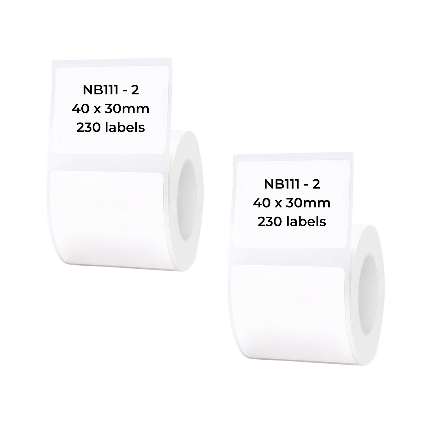 NB111 - NIIMBOT - B1 / B21 / B3S - T40X30MM - 230 LABELS PER ROLL - WHITE