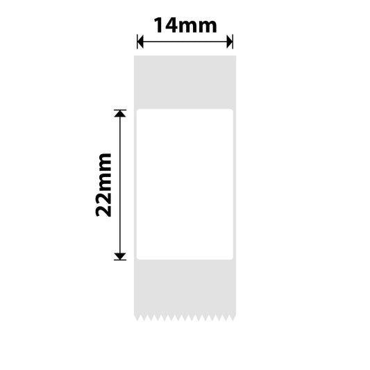 NB114 - NIIMBOT - D11 / D101 / D110 / H1S - 14X22MM - 250 LABELS PER ROLL - RECTANGLE - WHITE