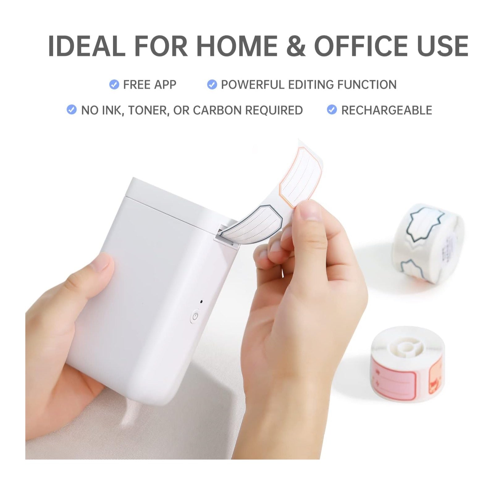 NB121 - Niimbot - D101 - Portable Label Bluetooth Printer Incl Free Label Roll (12x40mm)