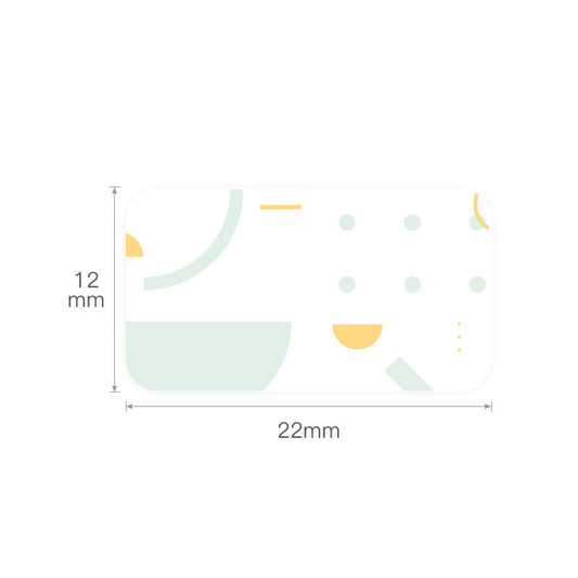 NIIMBOT D11/D110 - 12*22MM - 260 LABELS - POLKA DOTS (NB122) - Default Title (NB122)