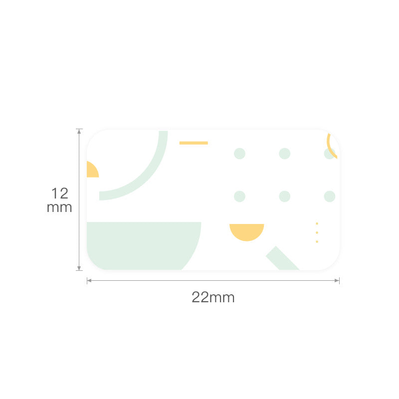 NIIMBOT D11/D110 - 12*22MM - 260 LABELS - POLKA DOTS (NB122) - Default Title (NB122)