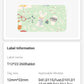 NB123 - NIIMBOT - D11 / D101 / D110 - 12*22MM - 260 THERMAL LABELS - RABBIT GREEN DESIGN