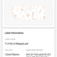 NB126 - NIIMBOT - D11 / D101 / D110 - 12*30MM - 210 THERMAL LABELS - MAPLE LEAF DESIGN