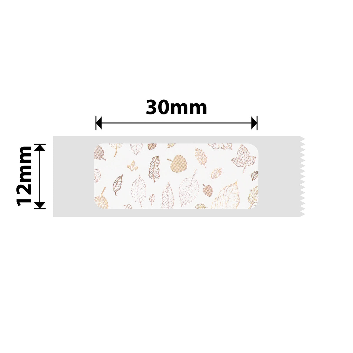NIIMBOT - D Range - 12x30mm - Maple Leaf - 195 Labels