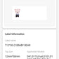 NB127 - NIIMBOT - D11 / D101 / D110 - 12*30MM - 210 THERMAL LABELS - BABY BEAR DESIGN