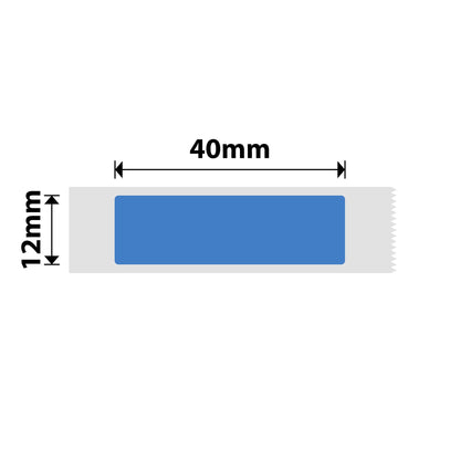 NB130 - Niimbot - D11 / D101 / D110 / H1S - 12x40mm - 155 Blue Labels