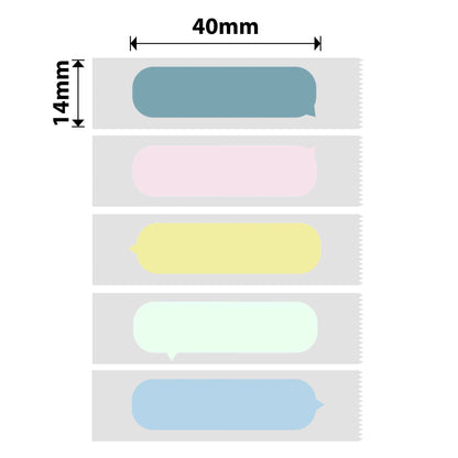 NB135 - Niimbot - D11 / D101 / D110 / H1S - 14x40mm - 160 Bubble B Labels