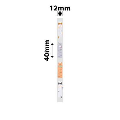 NB144 - NIIMBOT - D11 / D101 / D110 / H1S - RP12X40MM - 160 LABELS PER ROLL - CAT DESIGN