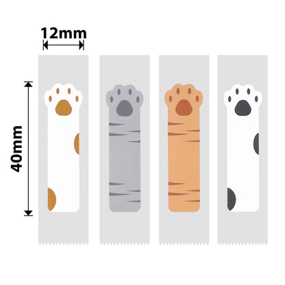 NB145 - Niimbot - D11 / D101 / D110 / H1S - 12x40mm - 155 Cat Claw Labels