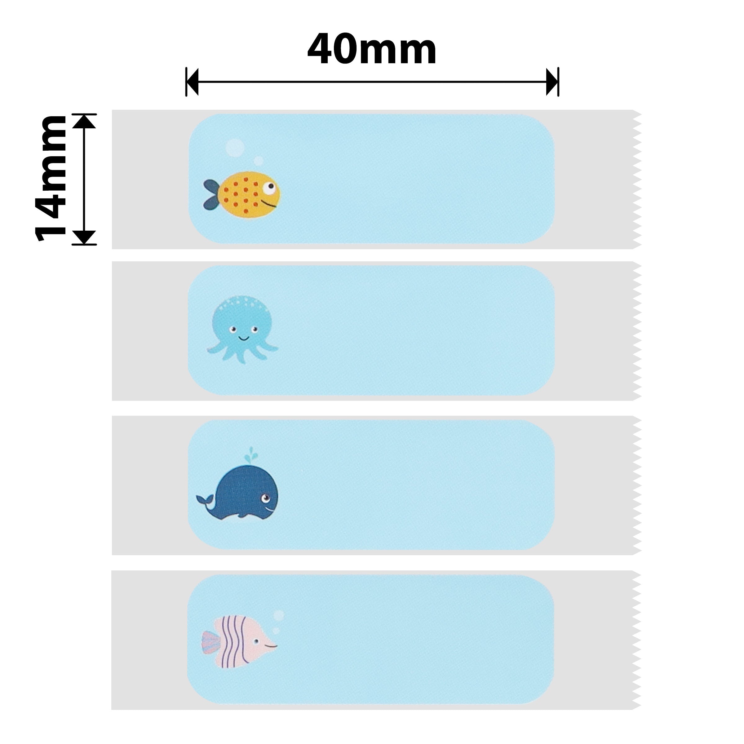 NB146 - Niimbot - D11 / D101 / D110 / H1S - 14x40mm - 155 Marine Labels
