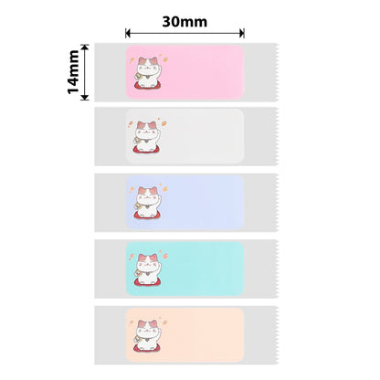 NB157 - Niimbot - D11 / D101 / D110 / H1S - 14x30mm - 195 Lucky Cat Labels
