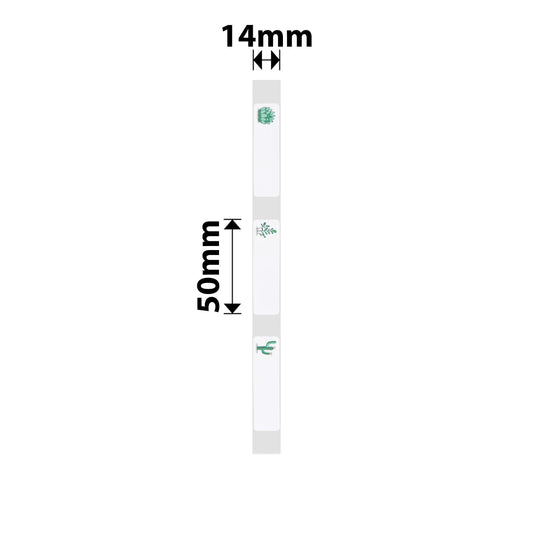 NB164 - NIIMBOT - D11 / D101 / D110 / H1S - 14*50MM - 130 LABELS PER ROLL - SUCCULENT A DESIGN
