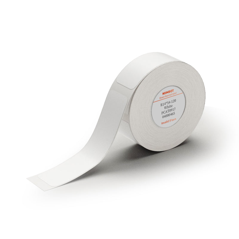 NB166 - Niimbot - D11 / D101 / D110 / H1S - 14x54mm - 120 White Labels