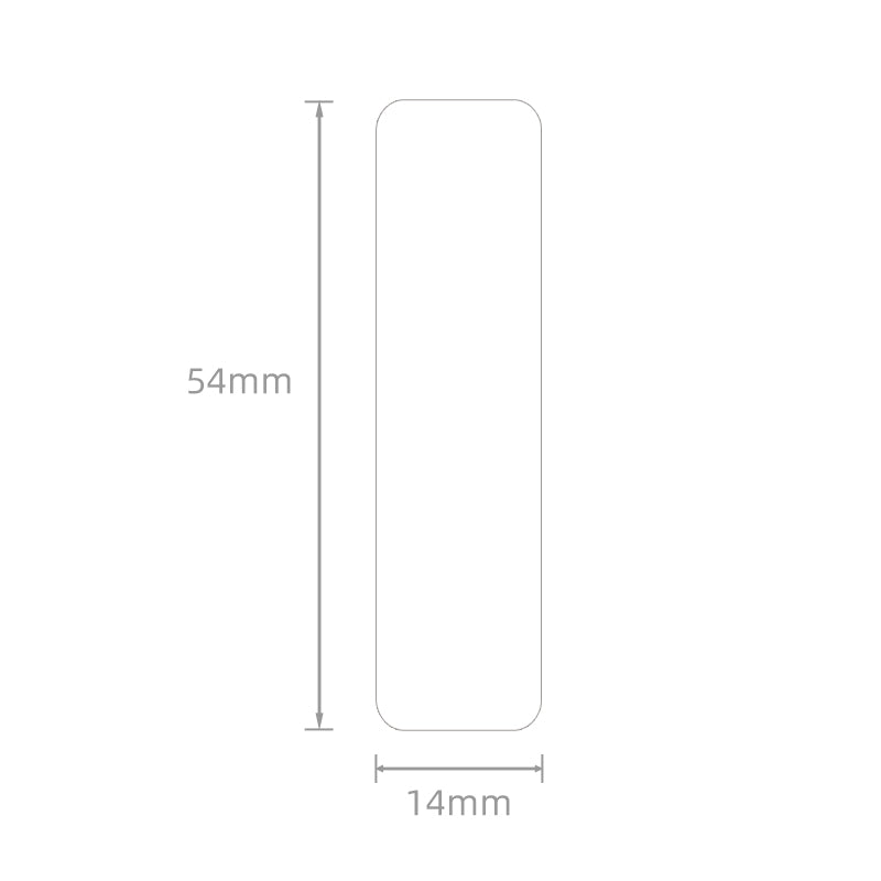 NB166 - NIIMBOT - D11 / D101 / D110 / H1S - 14X54MM - 120 LABELS PER ROLL - WHITE