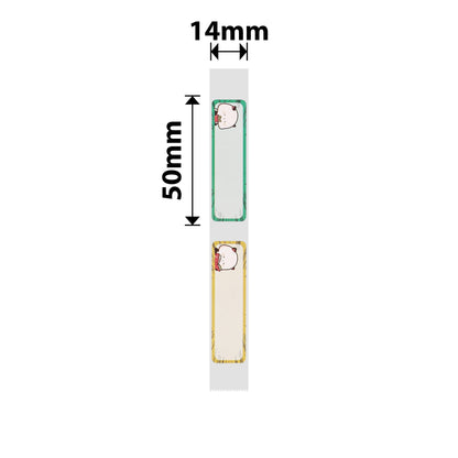 NIIMBOT - D11 / D101 / D110 / H1S - 14X50MM - 130 LABELS - WORK & REST B