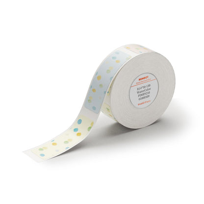 NB170 - NIIMBOT - D11 / D101 / D110 / H1S - 14X50MM - 130 LABELS PER ROLL - WATERCOLOUR DESIGN