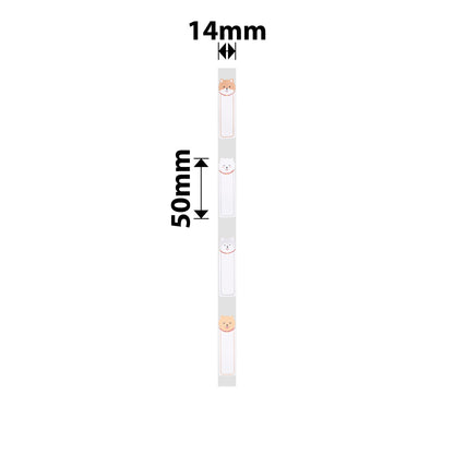 NB177 - NIIMBOT - D11 / D101 / D110 / H1S - RP14X50MM - 130 LABELS PER ROLL - CUTE PUPPY DESIGN