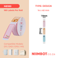 NB180 - NIIMBOT - D11 / D101 / D110 / H1S - 14X40MM - 160 LABELS PER ROLL- CUTE ANIMALS DESIGN