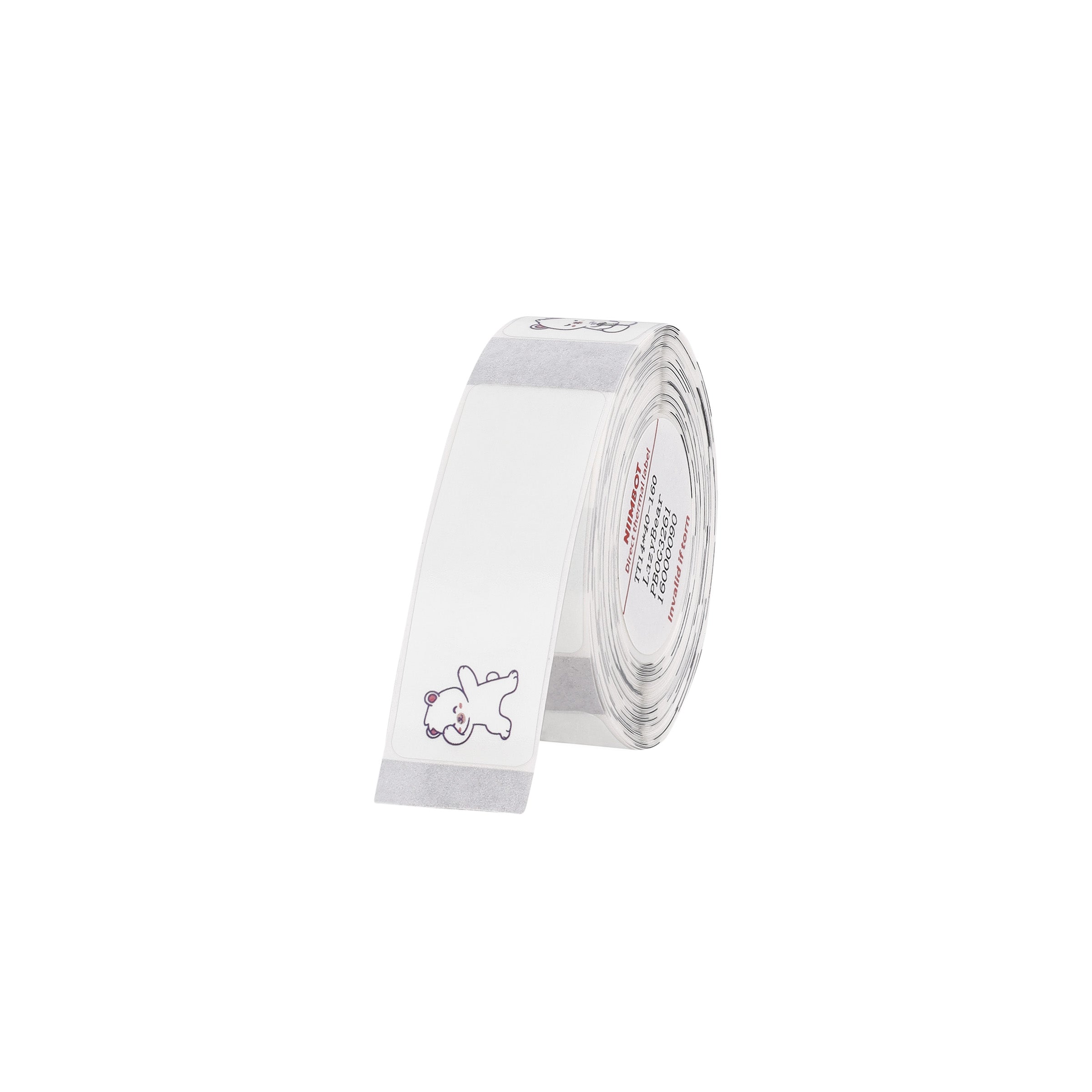NB181 - Niimbot - D11 / D101 / D110 / H1S - 14x40mm - 160 Lazy Bear Labels