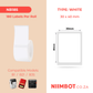 NB185 - NIIMBOT - B1 / B21 / B3S - 30X40MM - 180 LABELS PER ROLL - WHITE