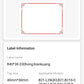NB188 - NIIMBOT - B1 / B21 / B3S - 40X30MM - 230 LABELS PER ROLL - RED BORDER DESIGN