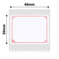 NB188 - NIIMBOT - B1 / B21 / B3S - 40X30MM - 230 LABELS PER ROLL - RED BORDER DESIGN