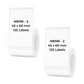 NB196 - NIIMBOT - B1 / B21 / B3S - 45X60MM - 125 LABELS PER ROLL - WHITE