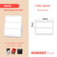 NB199 - NIIMBOT - B1 / B21 / B3S - T50X15MM/2R - 460 LABELS PER ROLL - WHITE