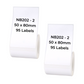 NB202 - NIIMBOT - B1 / B21 / B3S - T50X80MM - 95 LABELS PER ROLL - WHITE