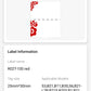 NB206 - NIIMBOT - B1 / B21 / B3S - R02T - 25*75MM (25*30+45) - 100 LABELS PER ROLL - DEEP RED DESIGN